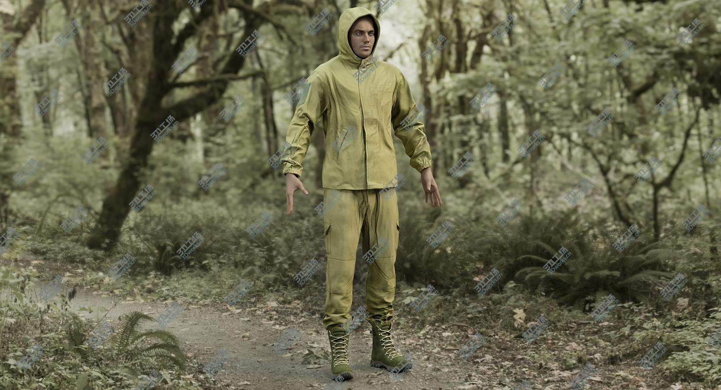 images/goods_img/202105073/Military Man Green Uniform (2 Cloth sides) model/2.jpg